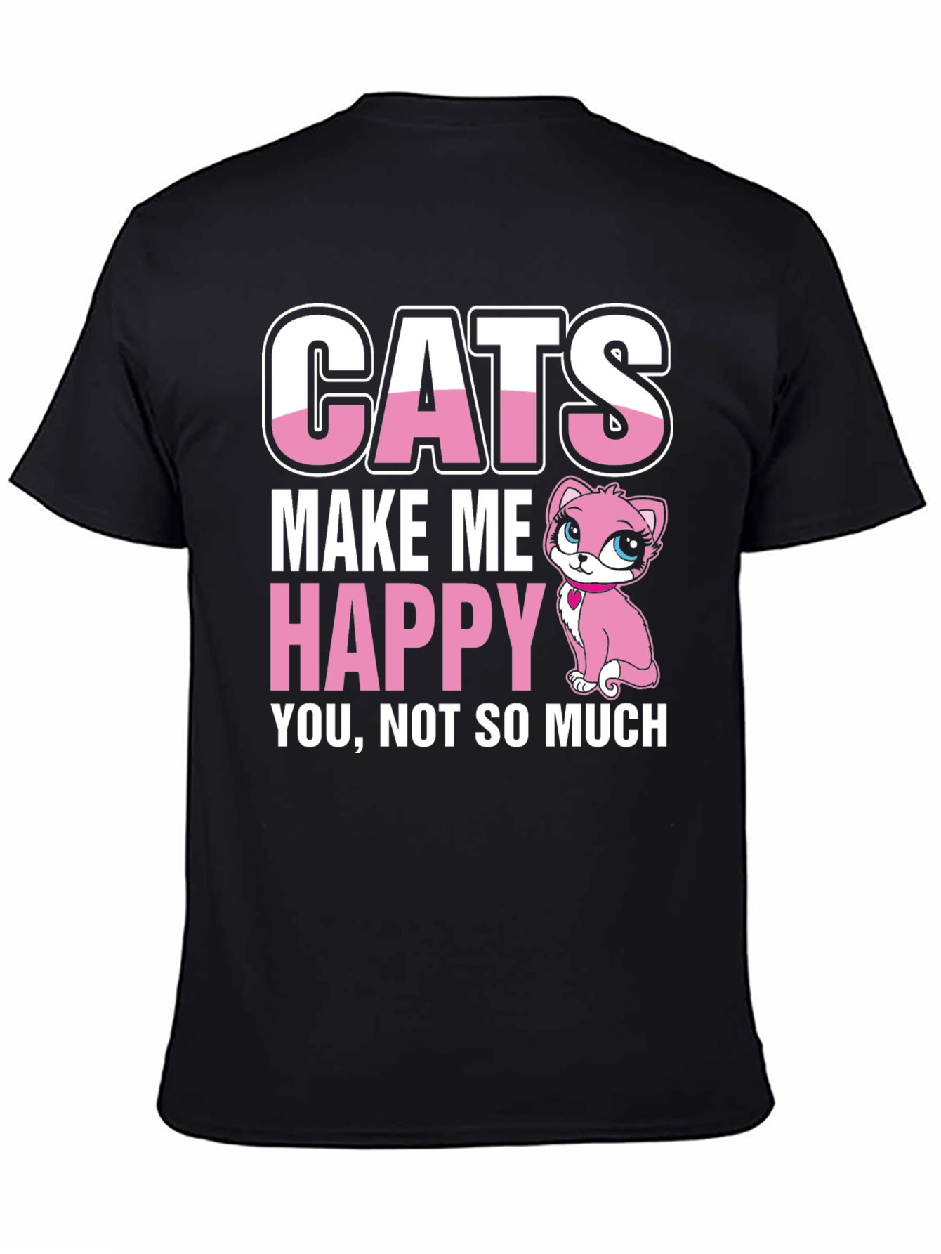 Cats Make Me Happy T-Shirt