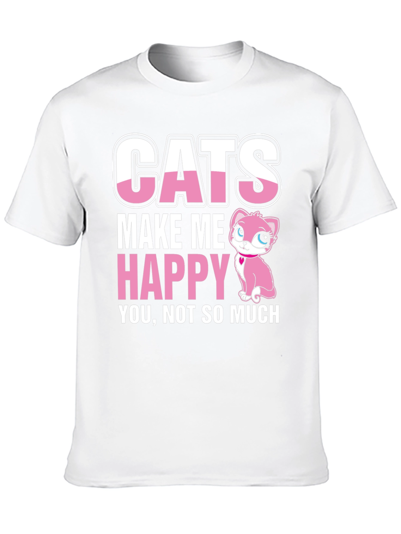 Cats Make Me Happy T-Shirt