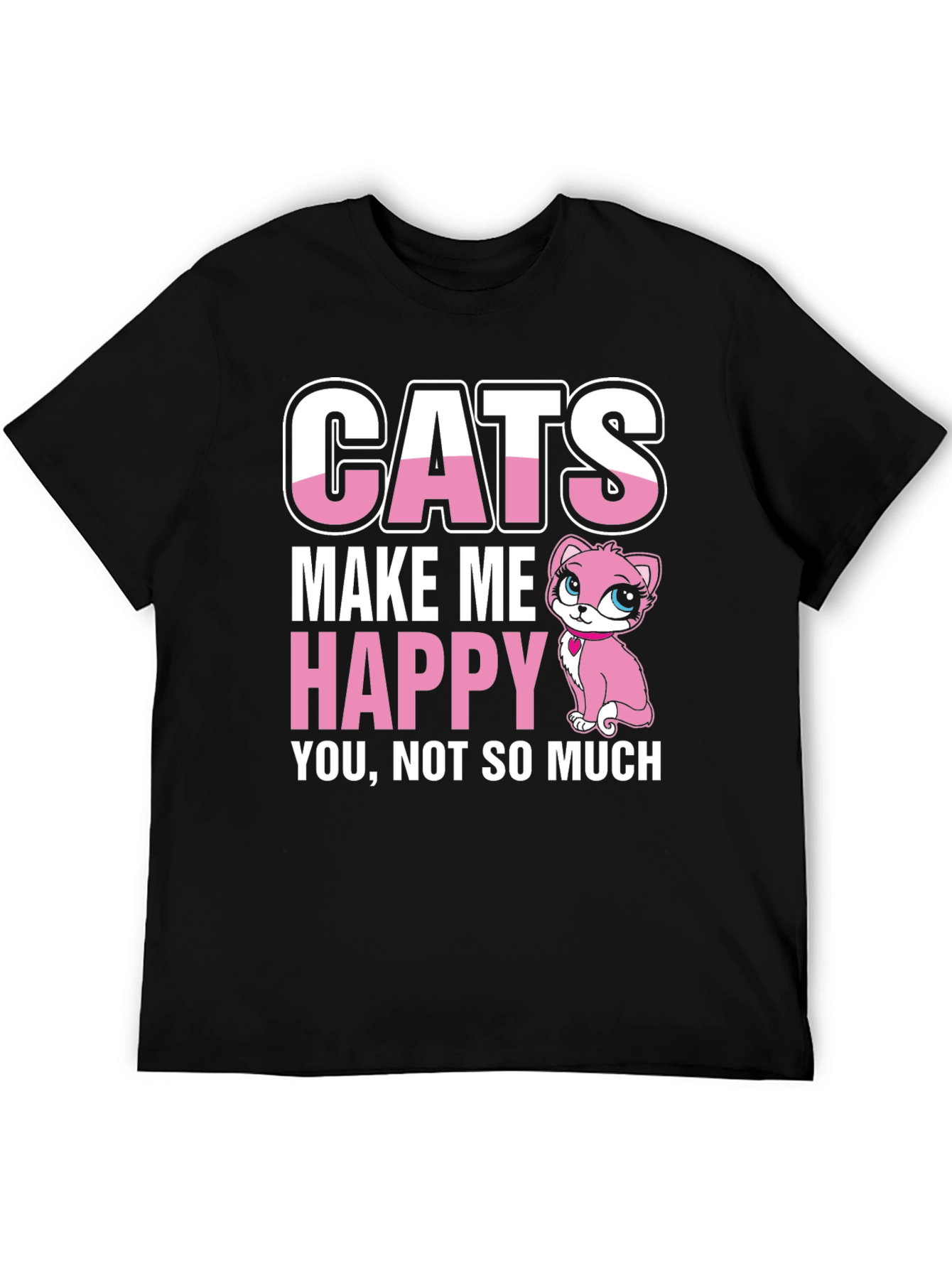 Cats Make Me Happy T-Shirt