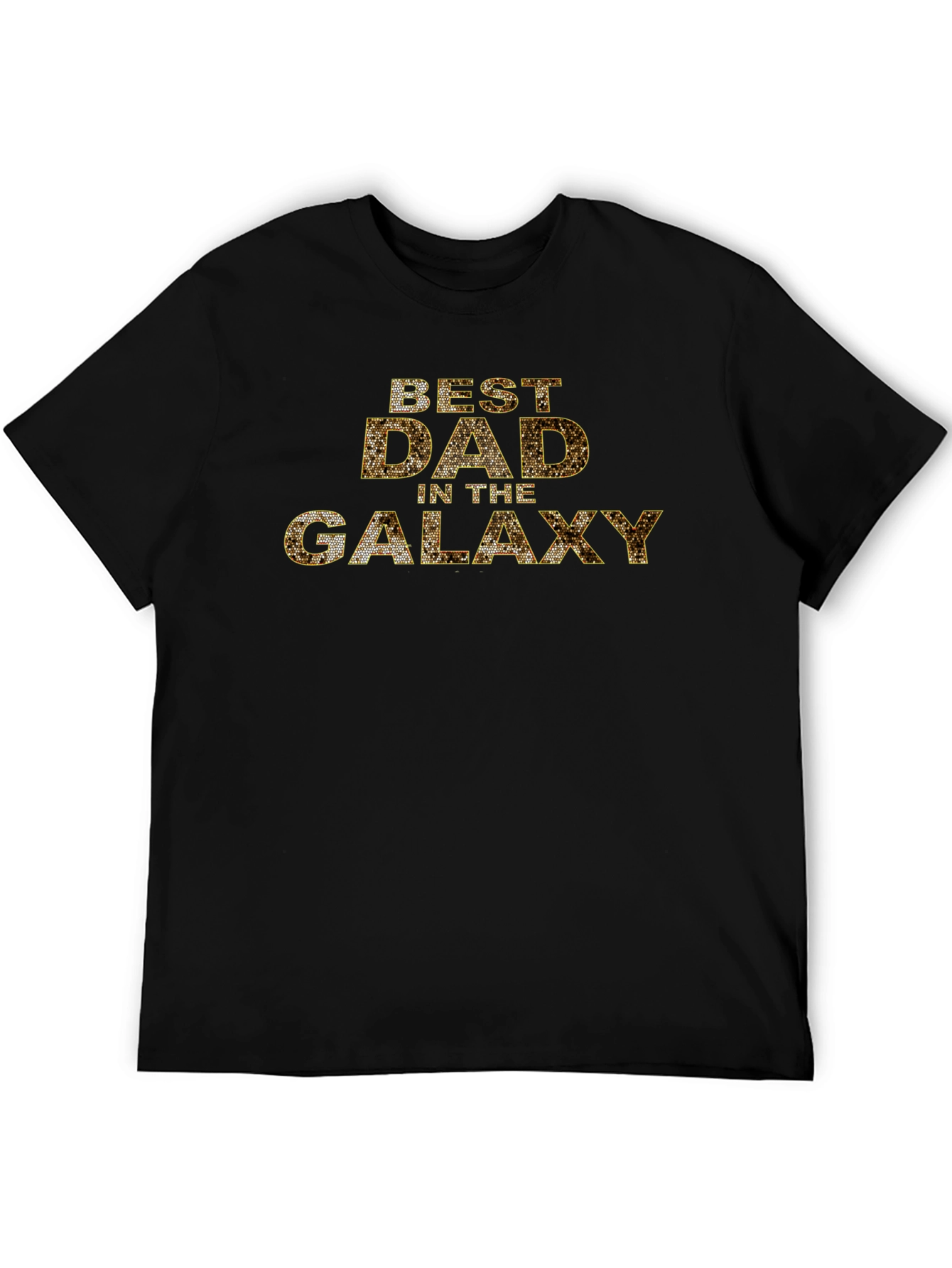 Best Dad in the Galaxy Black T-Shirt