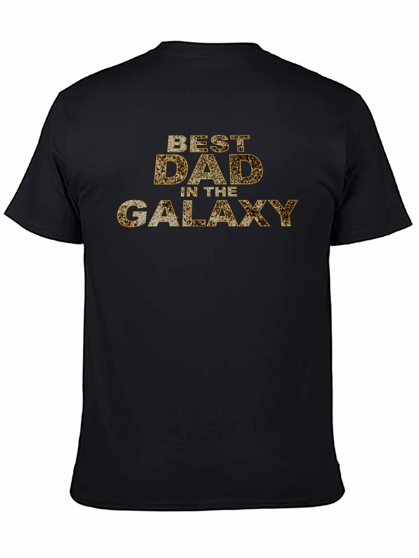 Best Dad in the Galaxy Black T-Shirt