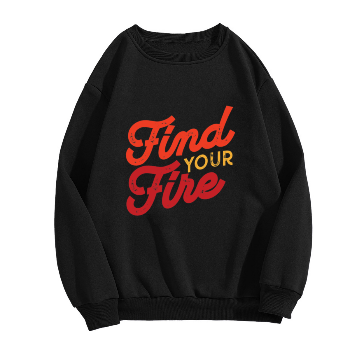 Find YOUR Fire - Flames & Fire Graphic ԲÁìÎÀÒÂ | Unisex Pullover Sweatshirt