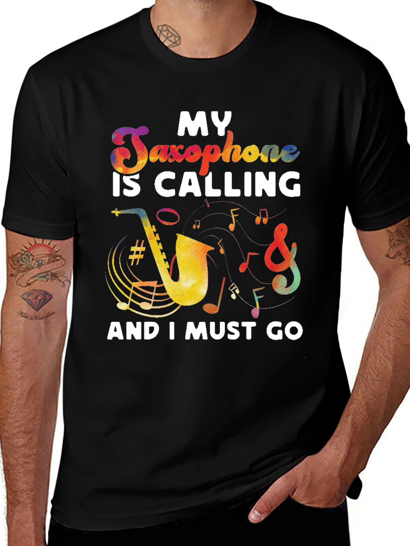 My Saxophone is Calling T-Shirt