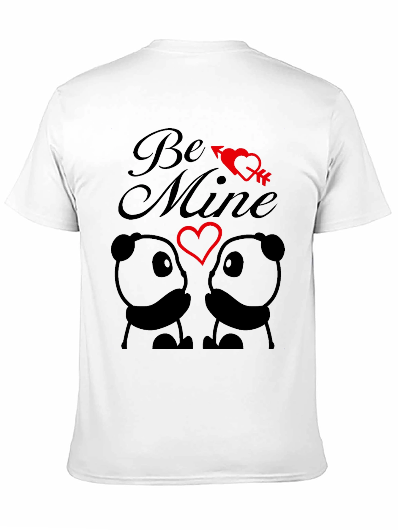 Be Mine Panda Valentine T-Shirt