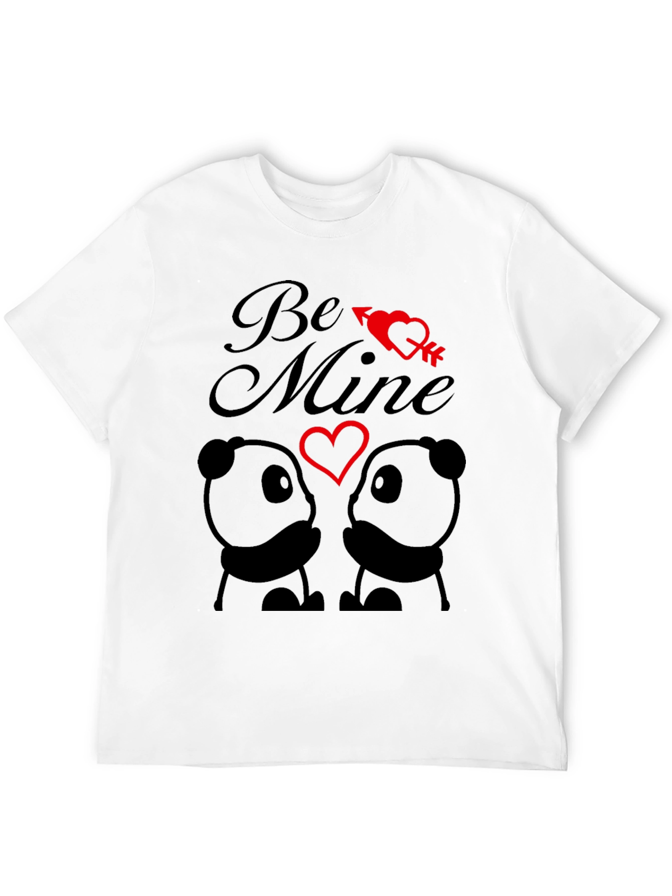 Be Mine Panda Valentine T-Shirt