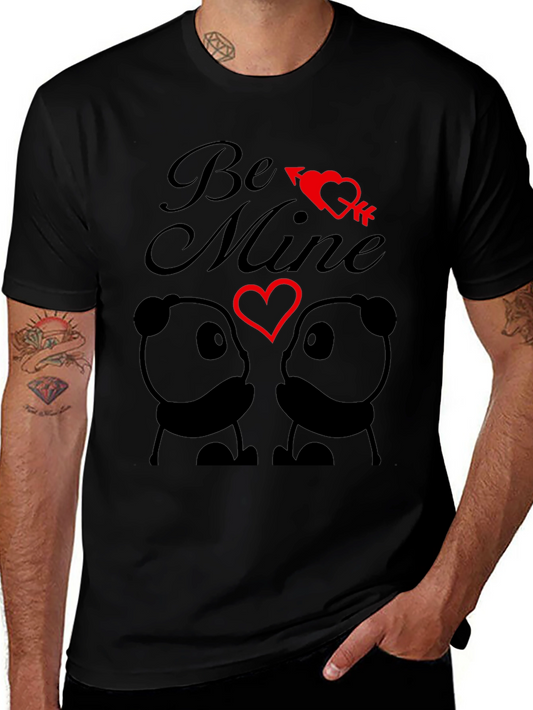 Be Mine Panda Valentine T-Shirt