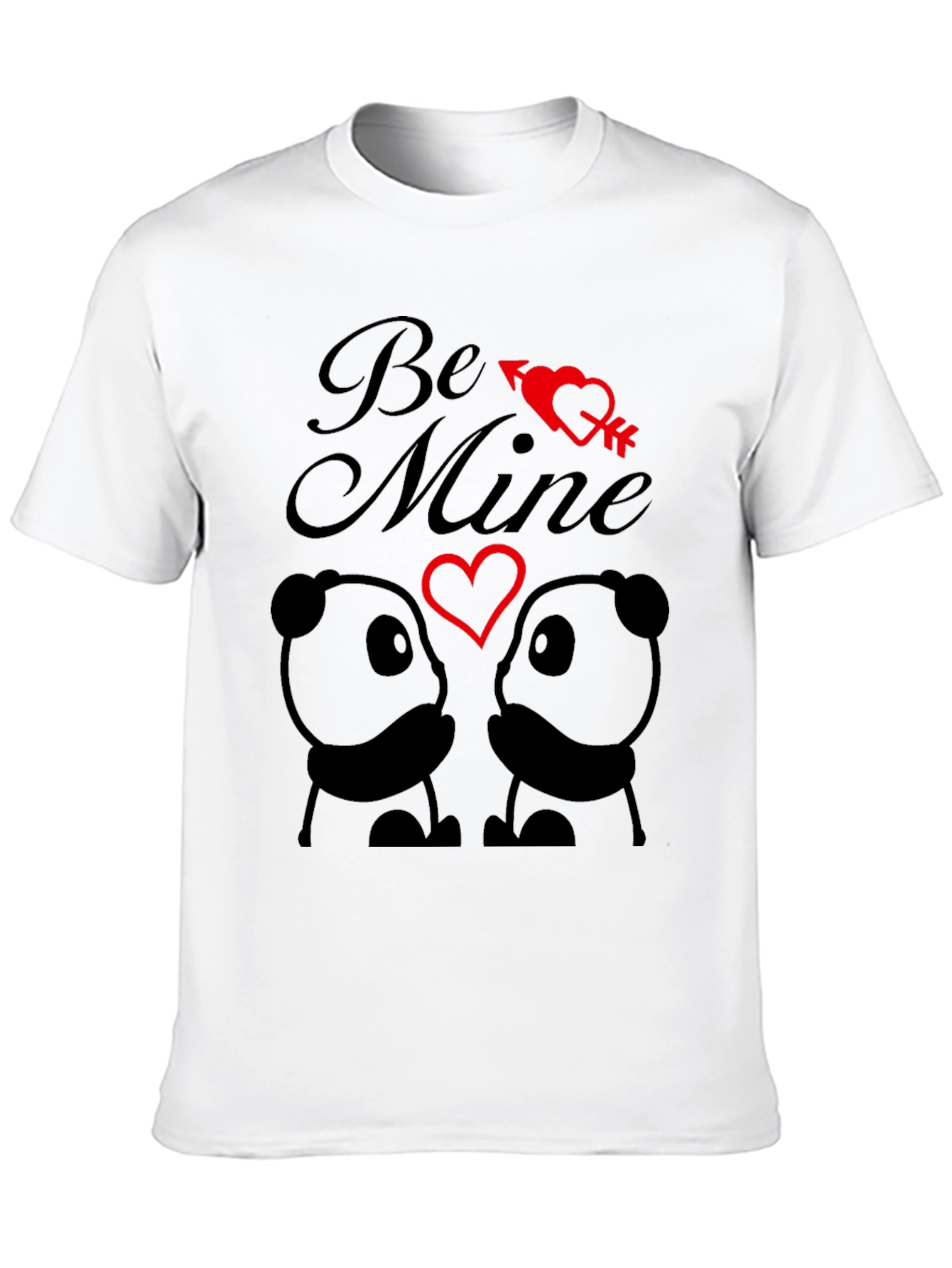 Be Mine Panda Valentine T-Shirt