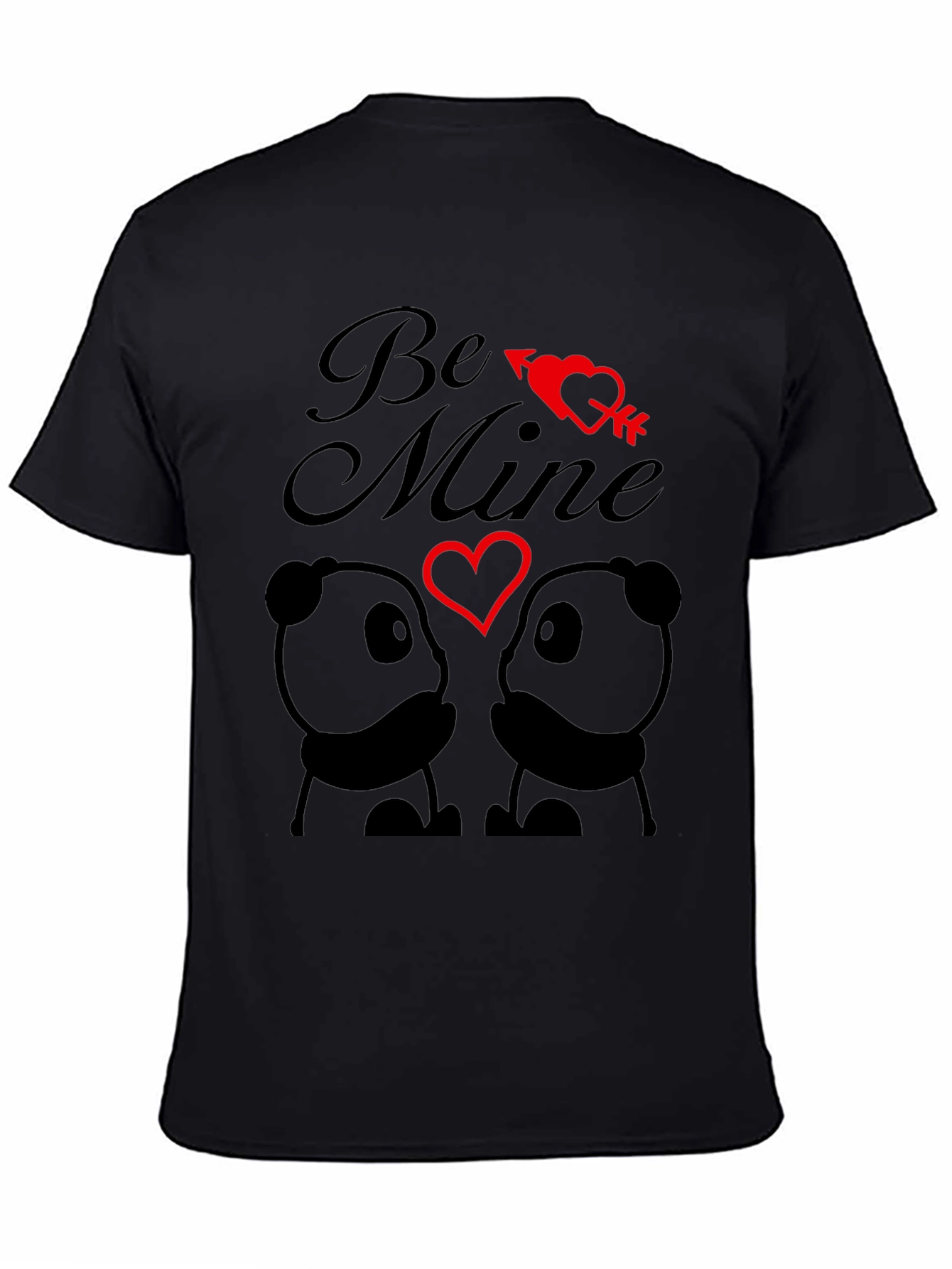 Be Mine Panda Valentine T-Shirt