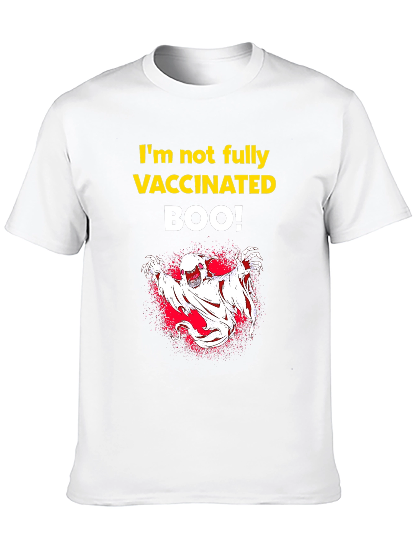 Vaccinated Boo! Halloween T-Shirt