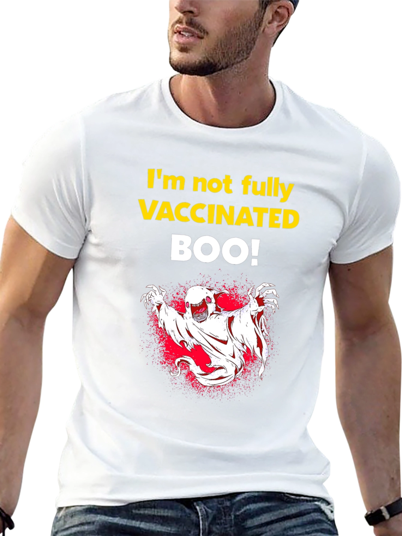Vaccinated Boo! Halloween T-Shirt