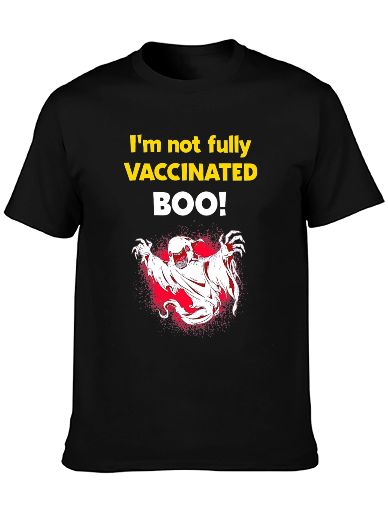 Vaccinated Boo! Halloween T-Shirt