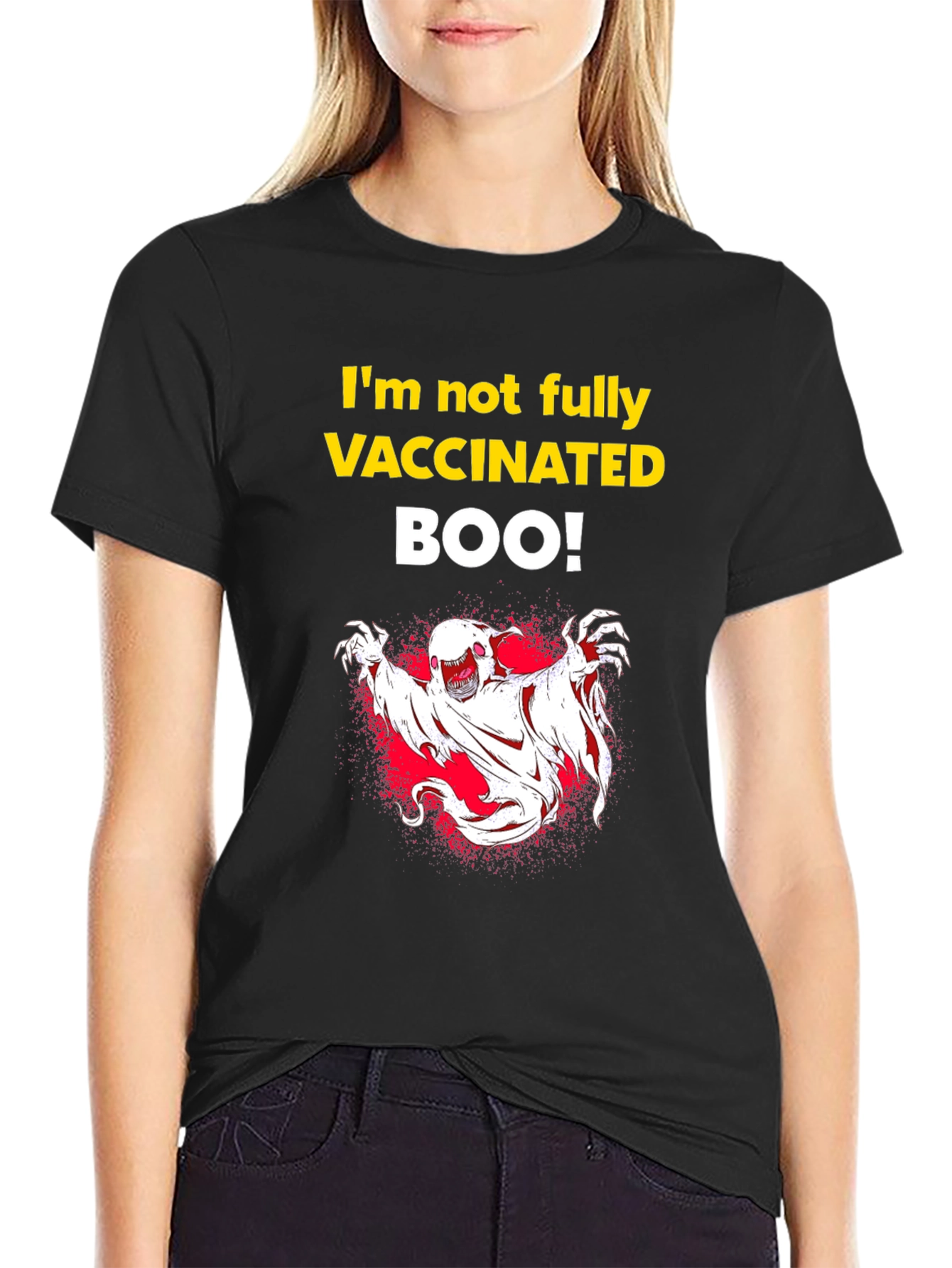 Vaccinated Boo! Halloween T-Shirt