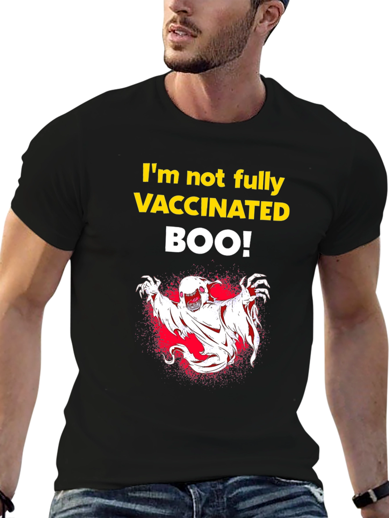 Vaccinated Boo! Halloween T-Shirt