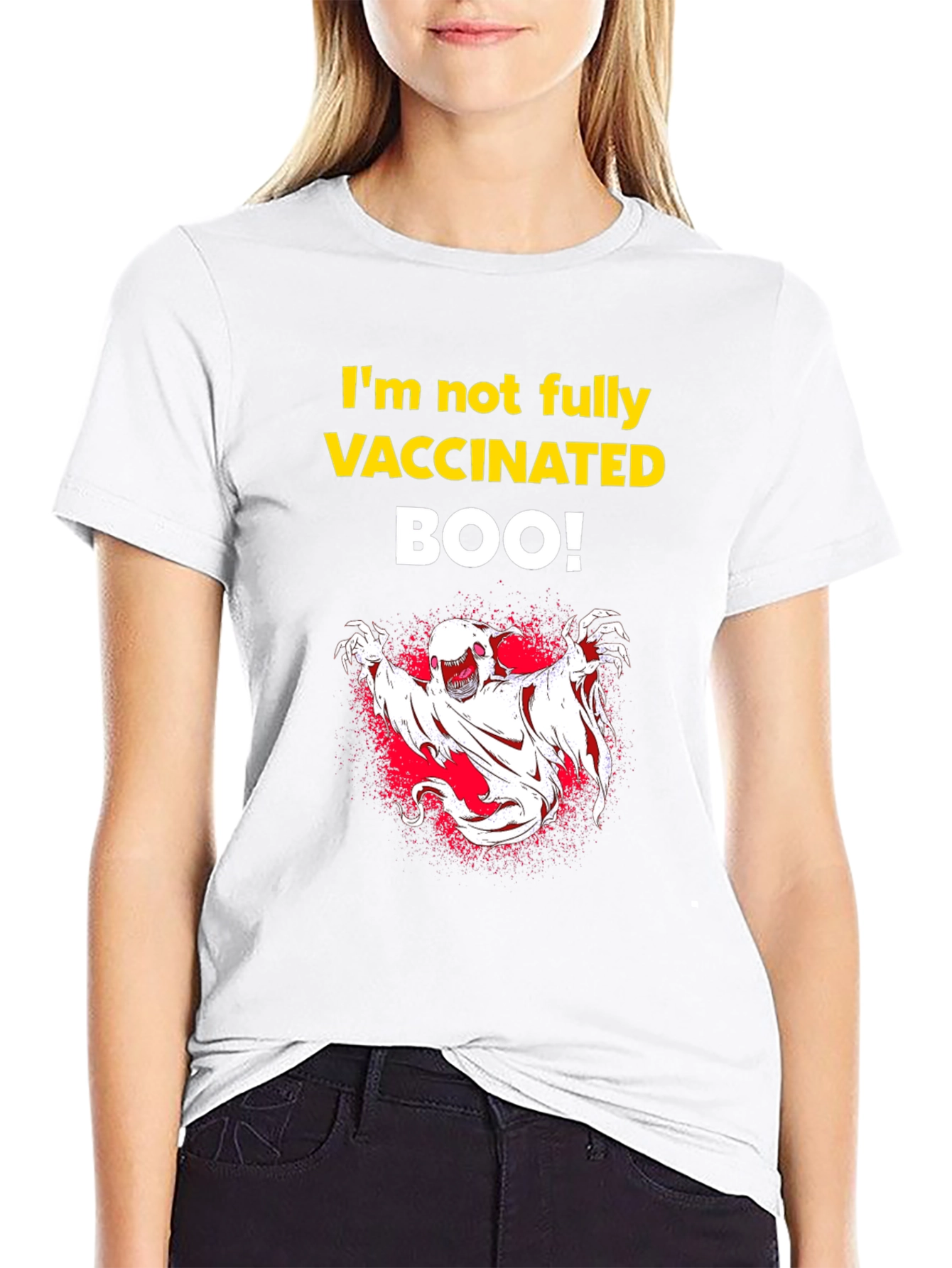 Vaccinated Boo! Halloween T-Shirt