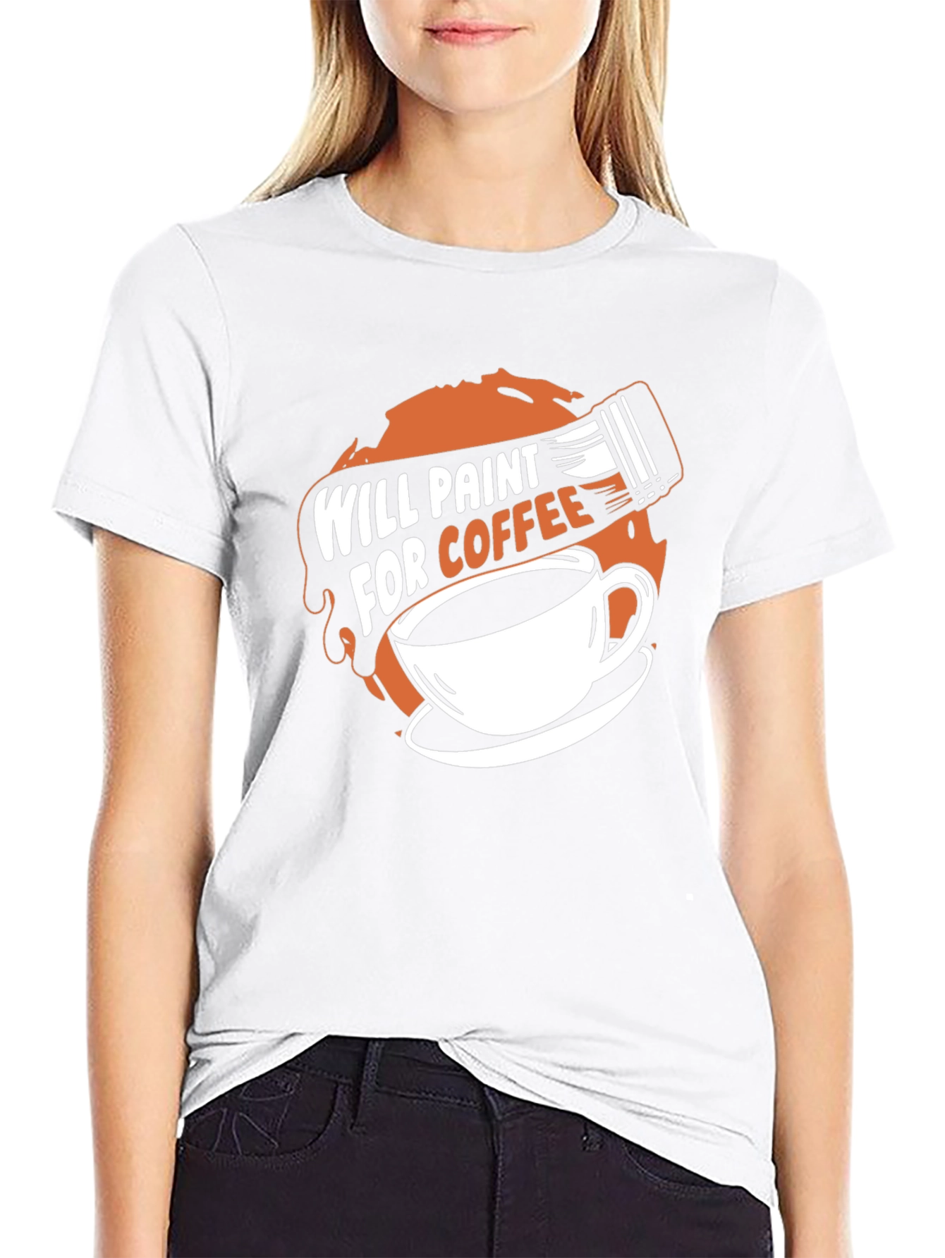 Will Paint for Coffee T-Shirt