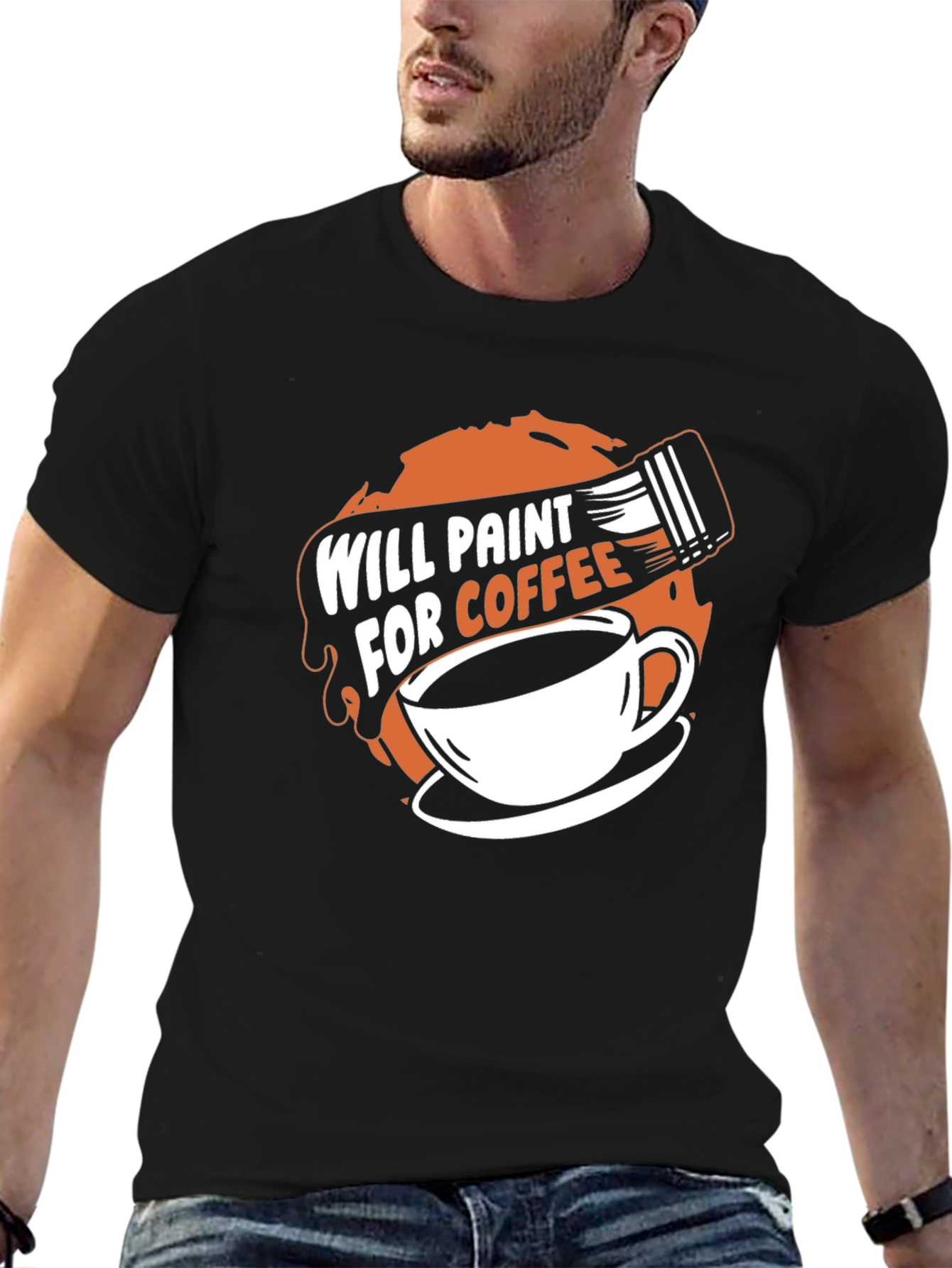 Will Paint for Coffee T-Shirt