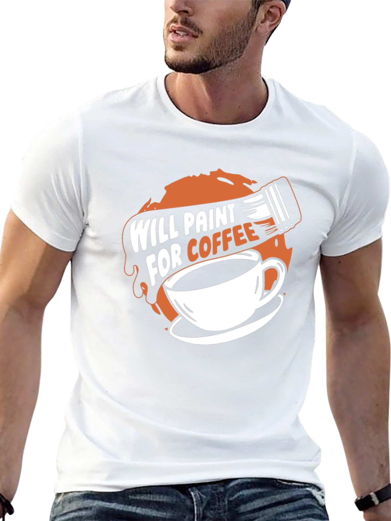 Will Paint for Coffee T-Shirt