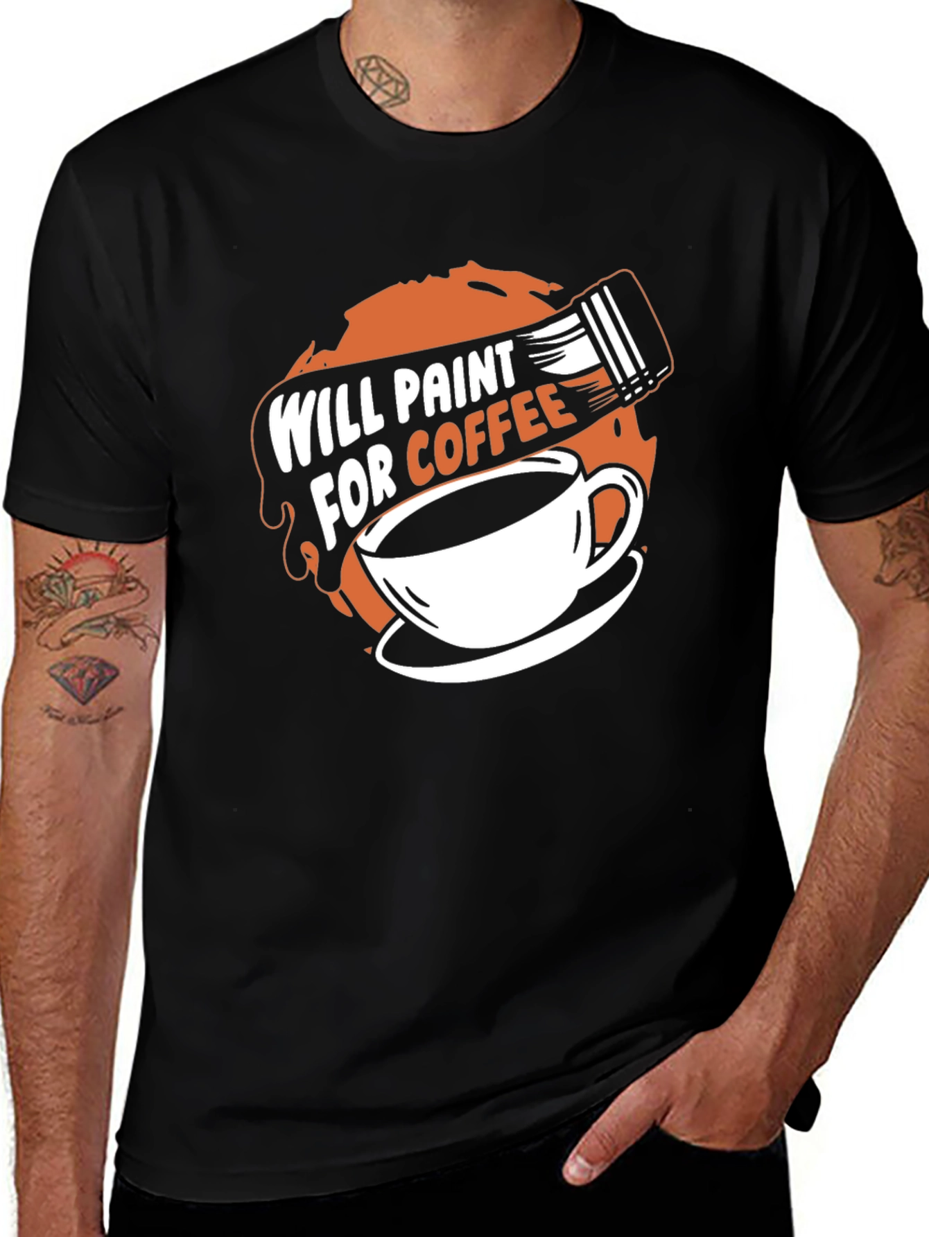 Will Paint for Coffee T-Shirt