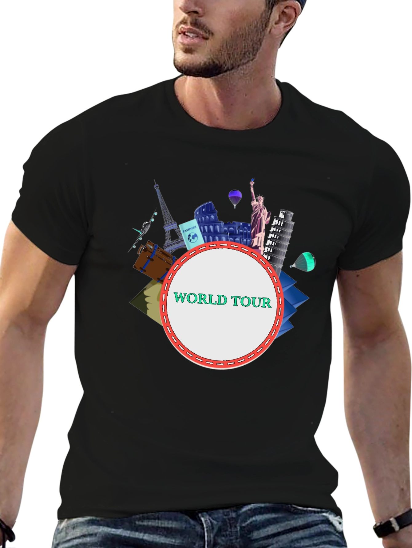 World Tour Travel Souvenir T-Shirt