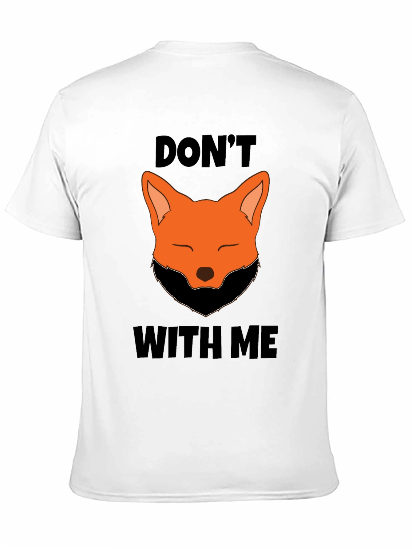 Dont Fox With Me Graphic Tee - Black T-Shirt