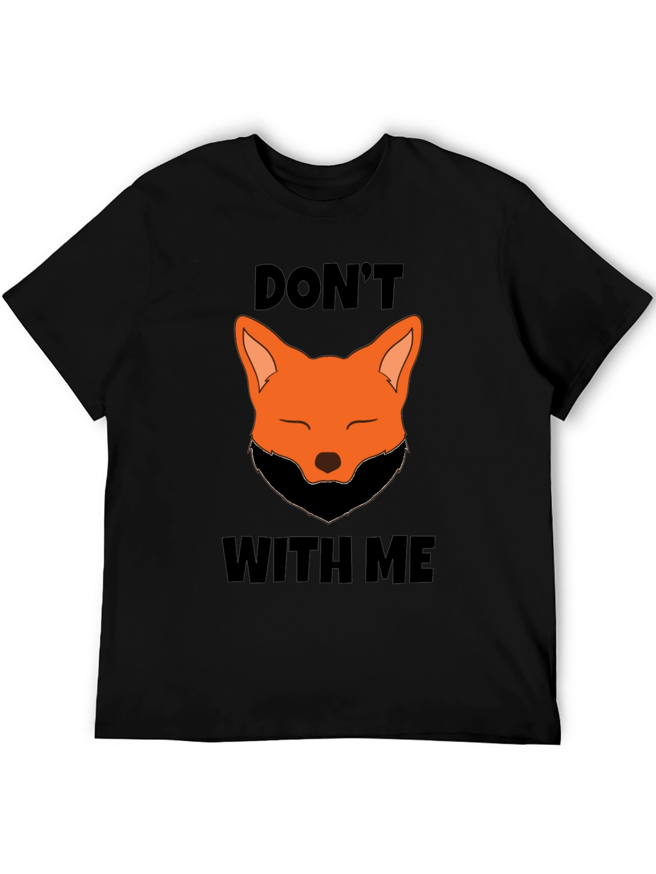 Dont Fox With Me Graphic Tee - Black T-Shirt