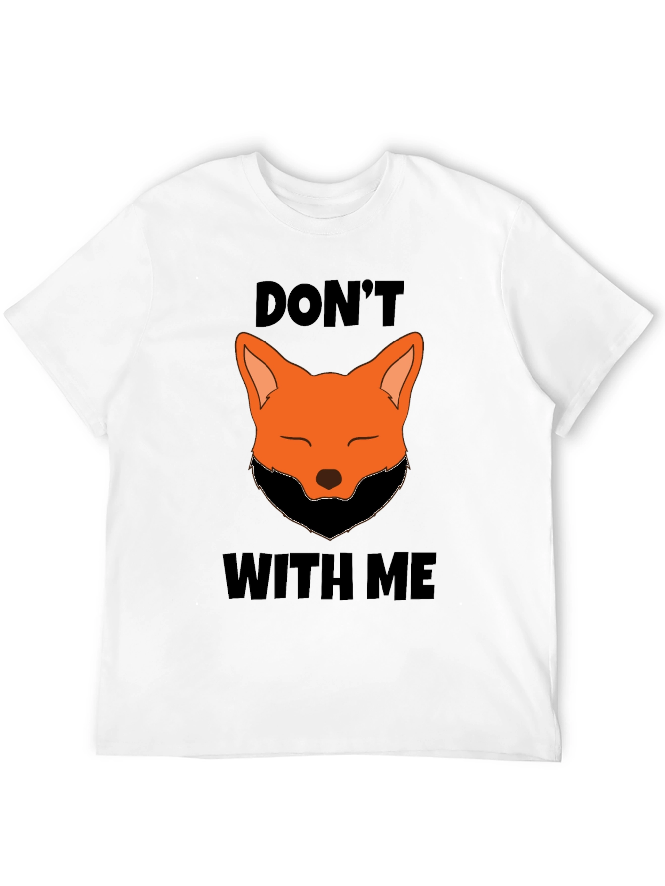 Dont Fox With Me Graphic Tee - Black T-Shirt