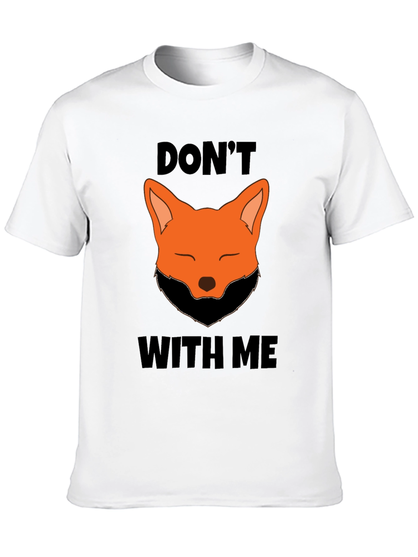Dont Fox With Me Graphic Tee - Black T-Shirt