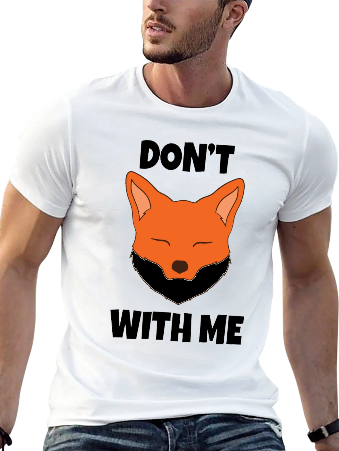 Dont Fox With Me Graphic Tee - Black T-Shirt