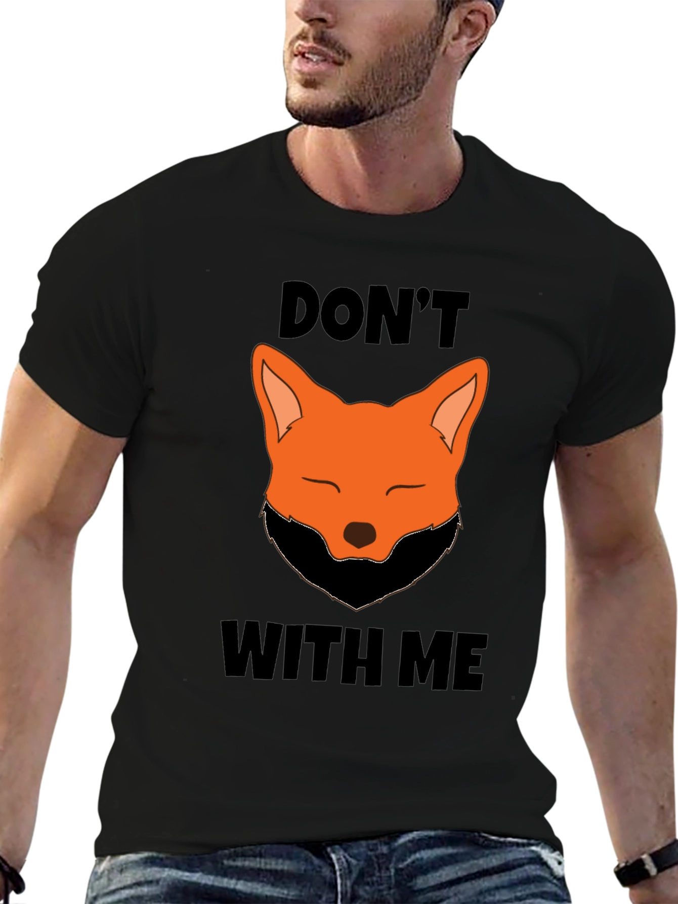 Dont Fox With Me Graphic Tee - Black T-Shirt