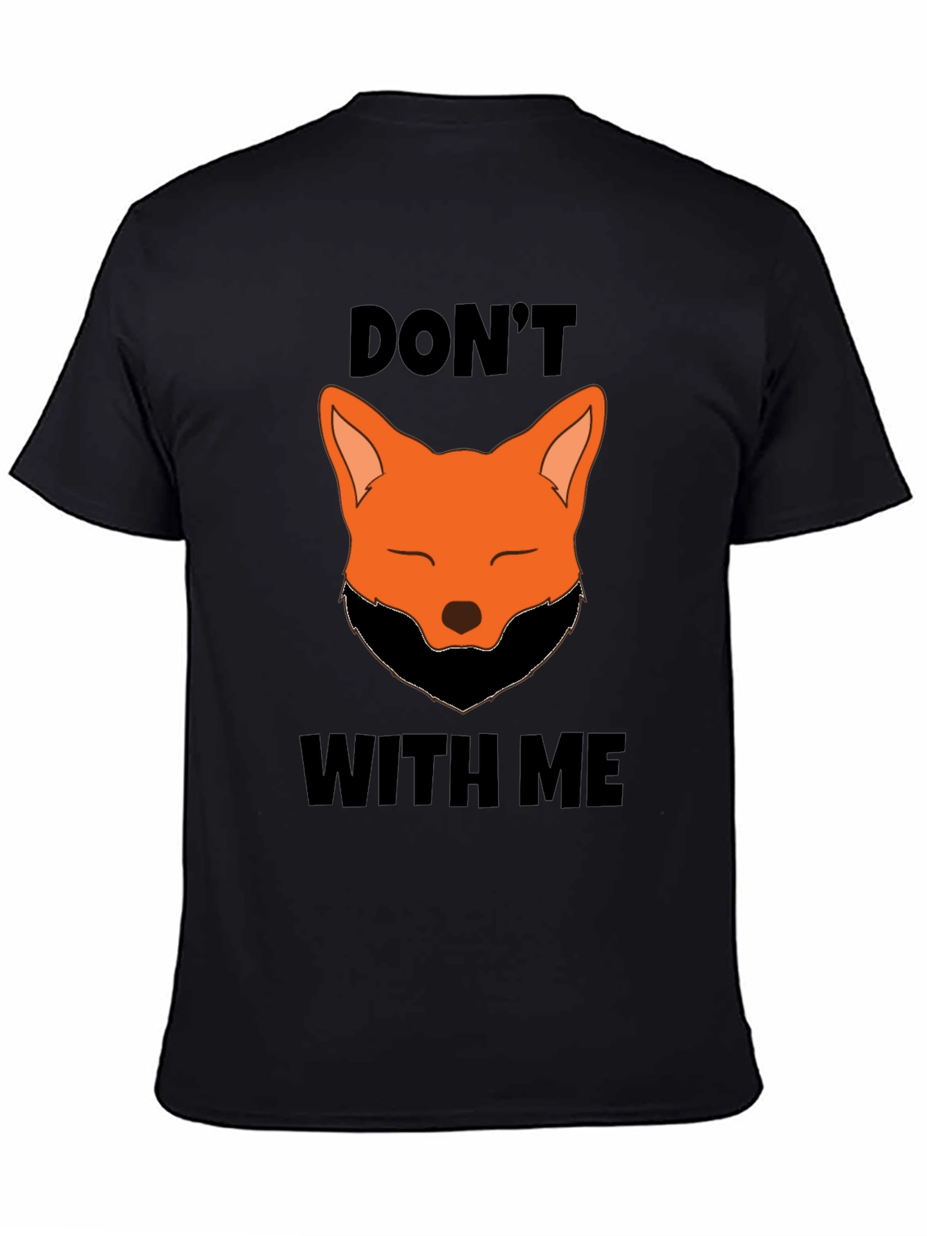 Dont Fox With Me Graphic Tee - Black T-Shirt