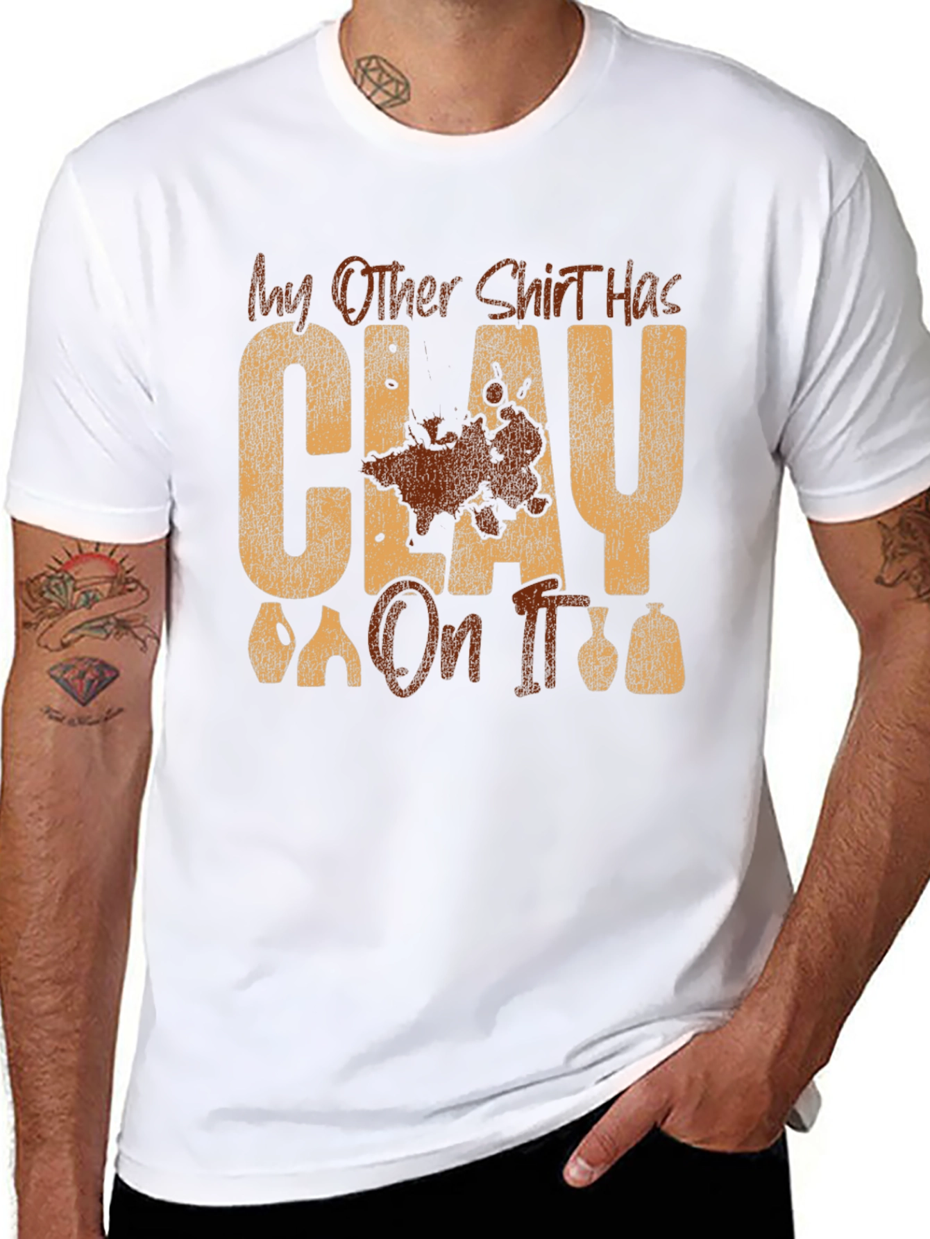 Clay On It Graphic T-Shirt - Pottery Humor