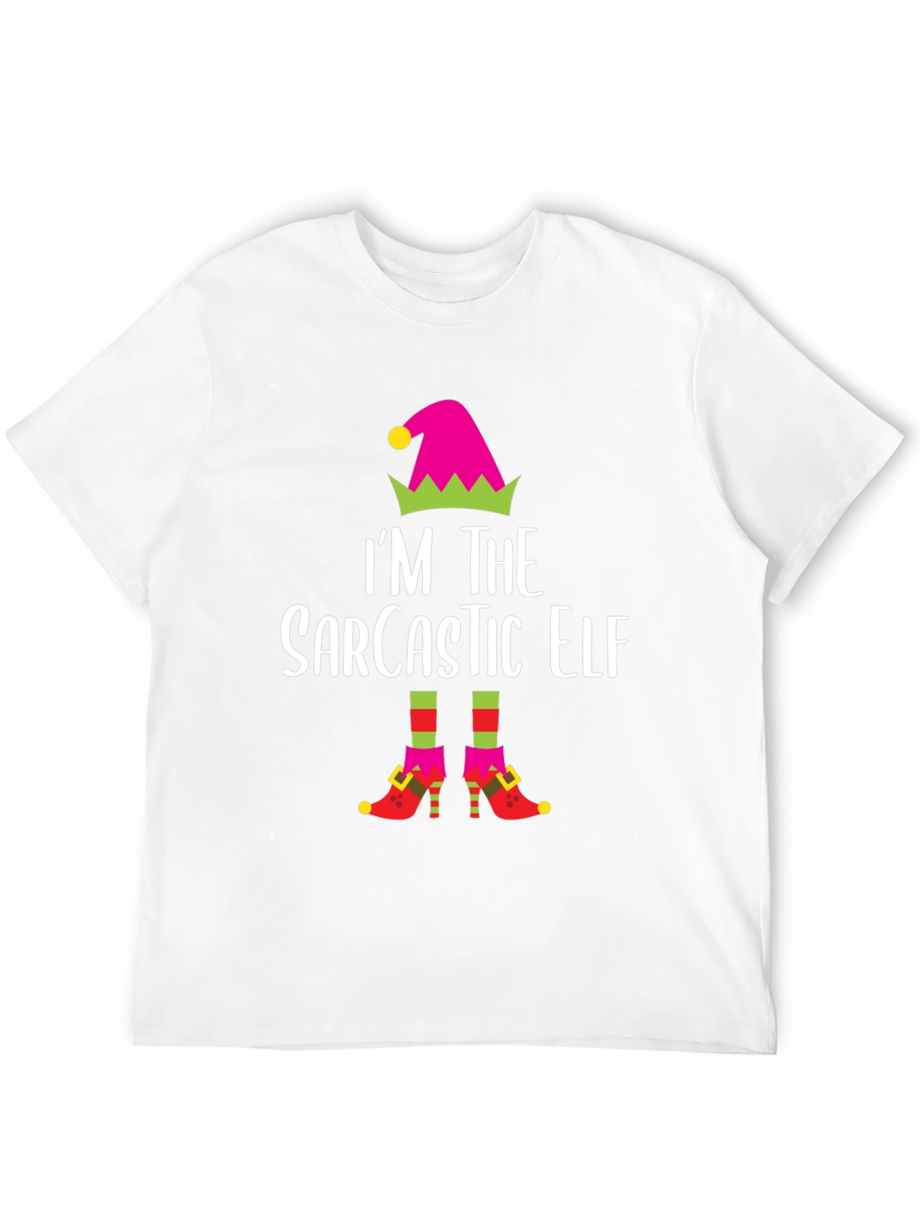 Sarcastic Elf T-Shirt - Holiday Humor