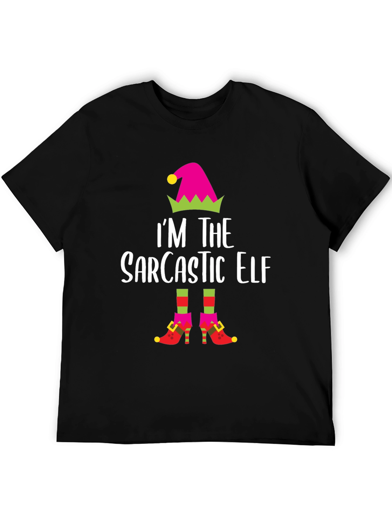 Sarcastic Elf T-Shirt - Holiday Humor
