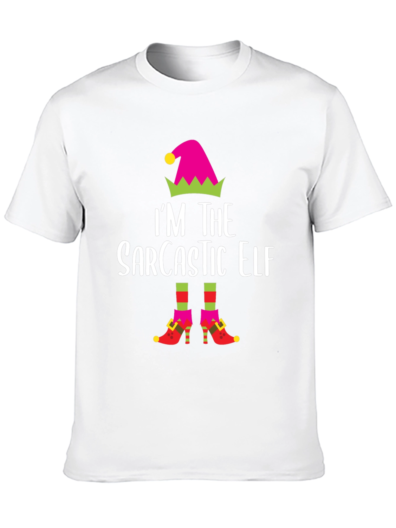 Sarcastic Elf T-Shirt - Holiday Humor