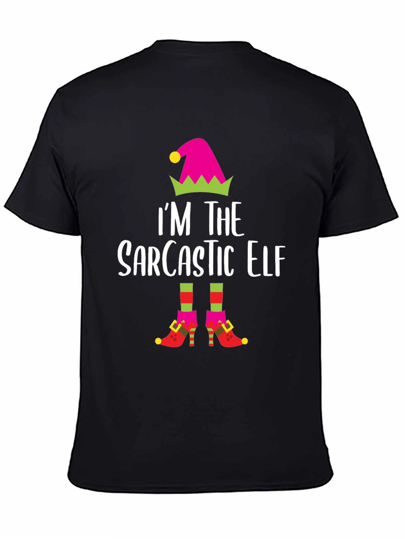 Sarcastic Elf T-Shirt - Holiday Humor