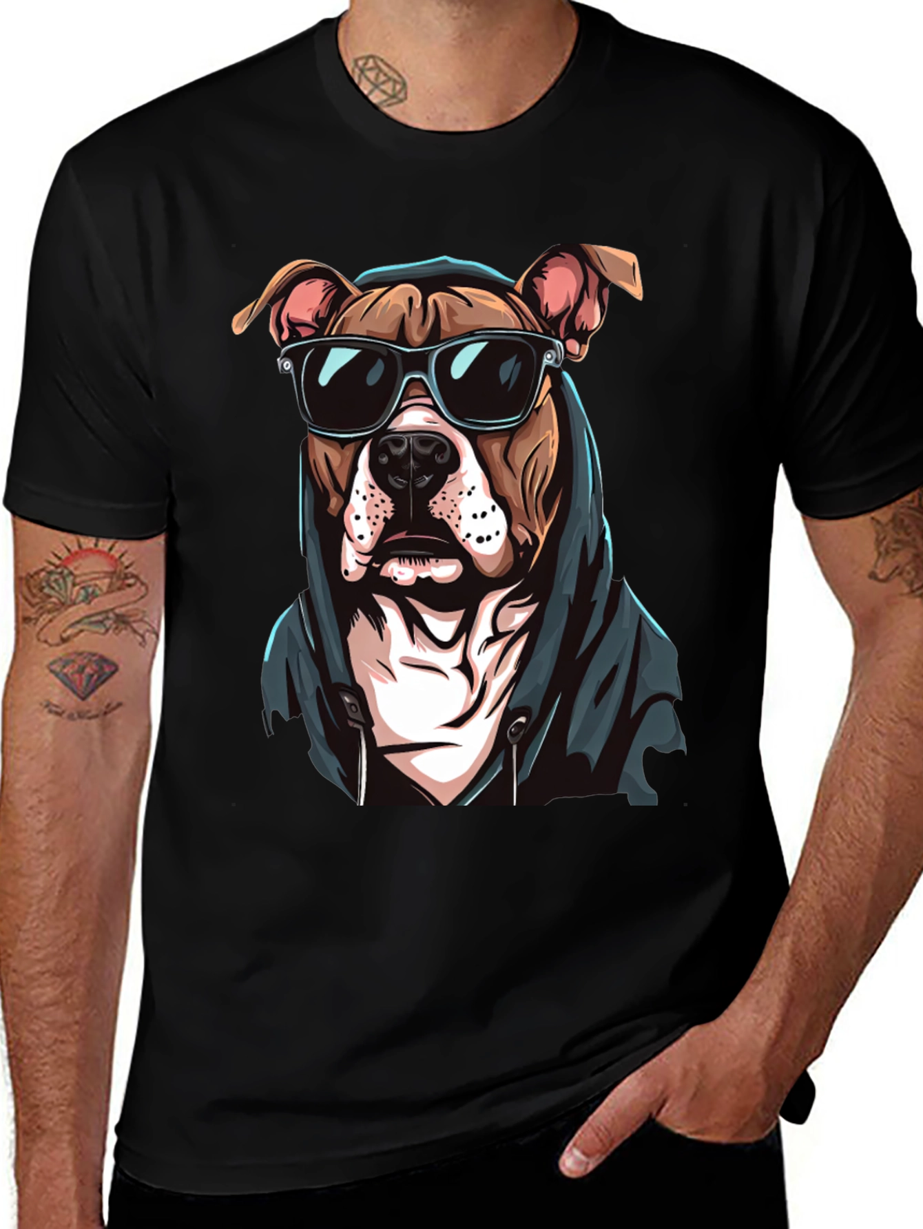 Cool Dog Graphic Tee - Streetwear Style
