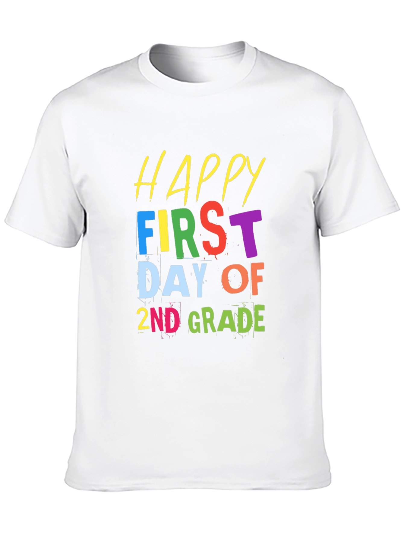 Happy First Day of 2nd Grade Black T-Shirt
