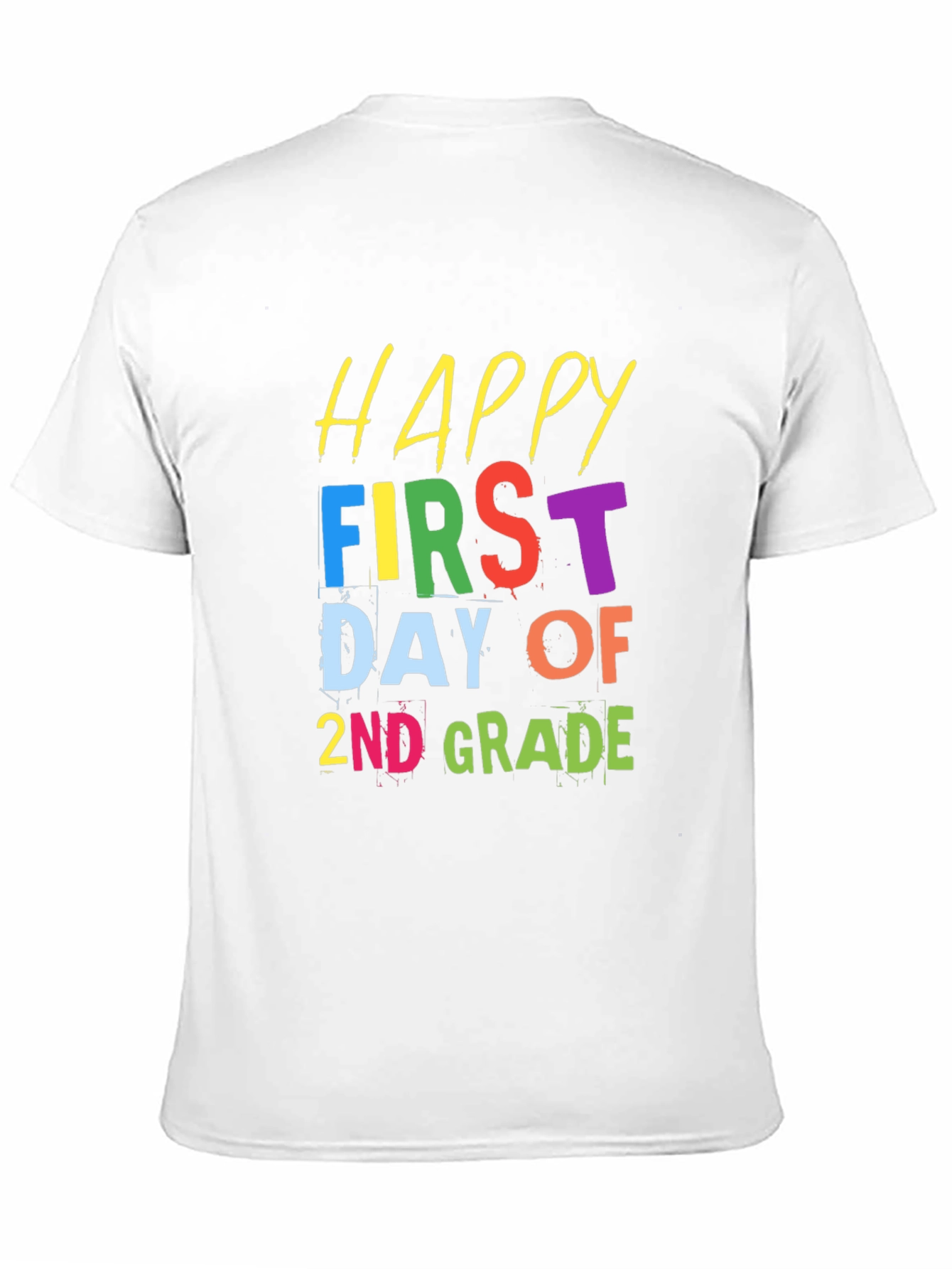 Happy First Day of 2nd Grade Black T-Shirt