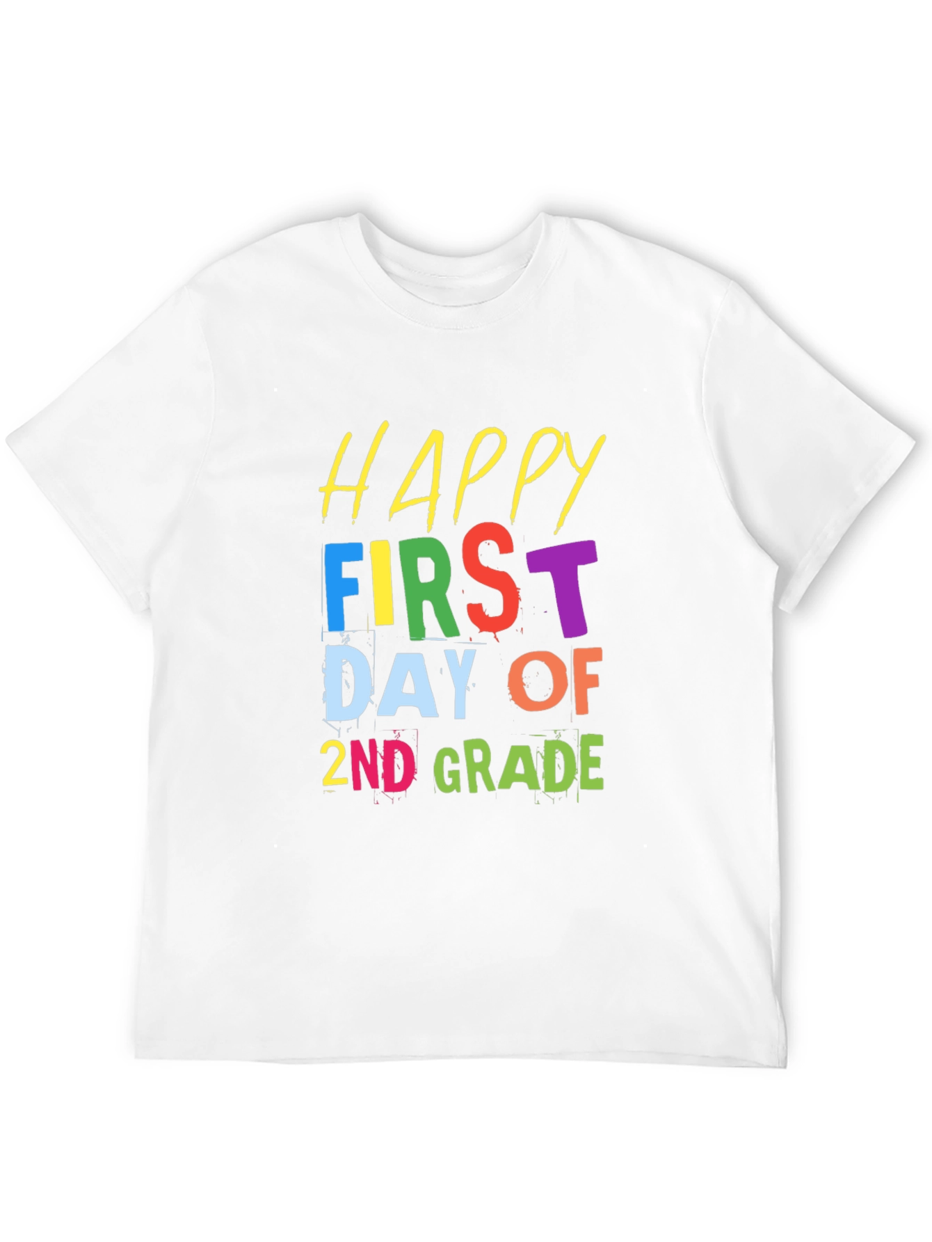 Happy First Day of 2nd Grade Black T-Shirt