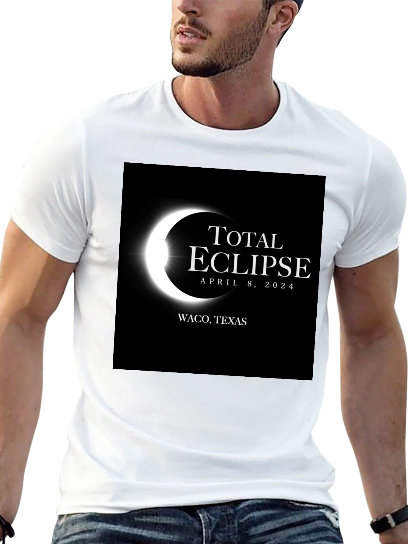Total Eclipse April 8 2024 Waco Texas T-Shirt