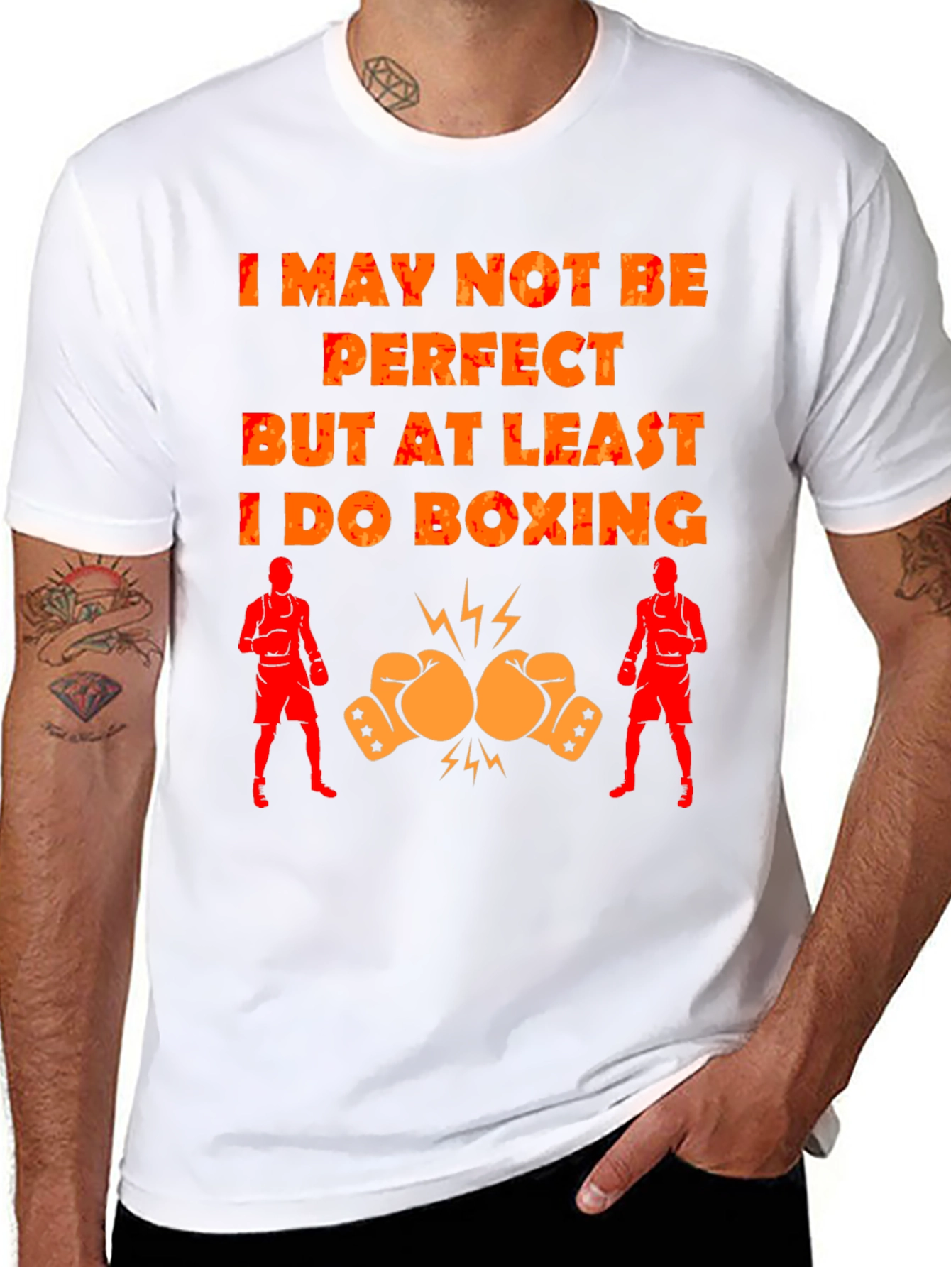Boxing T-Shirt - I May Not Be Perfect