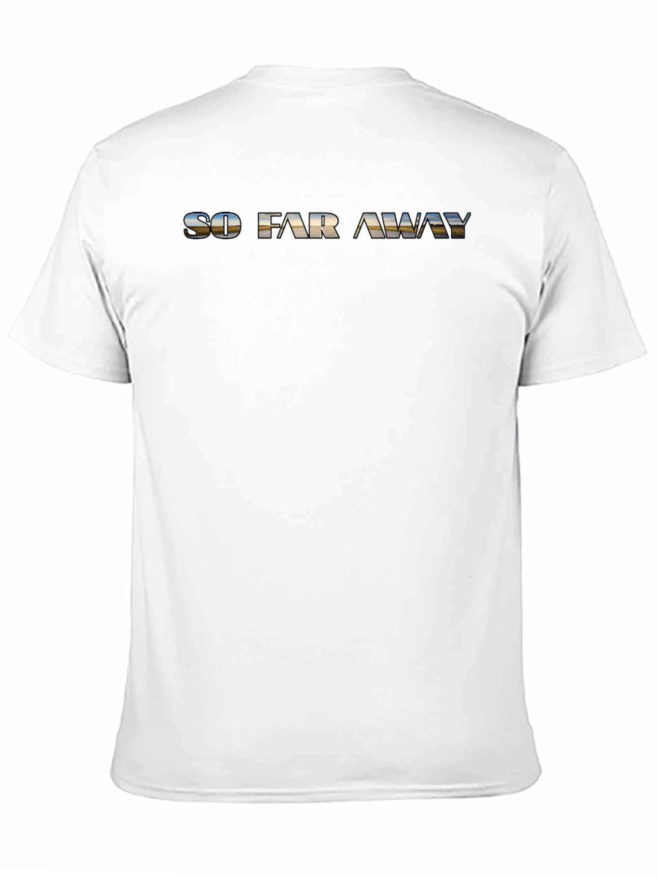 So Far Away Graphic Black T-Shirt