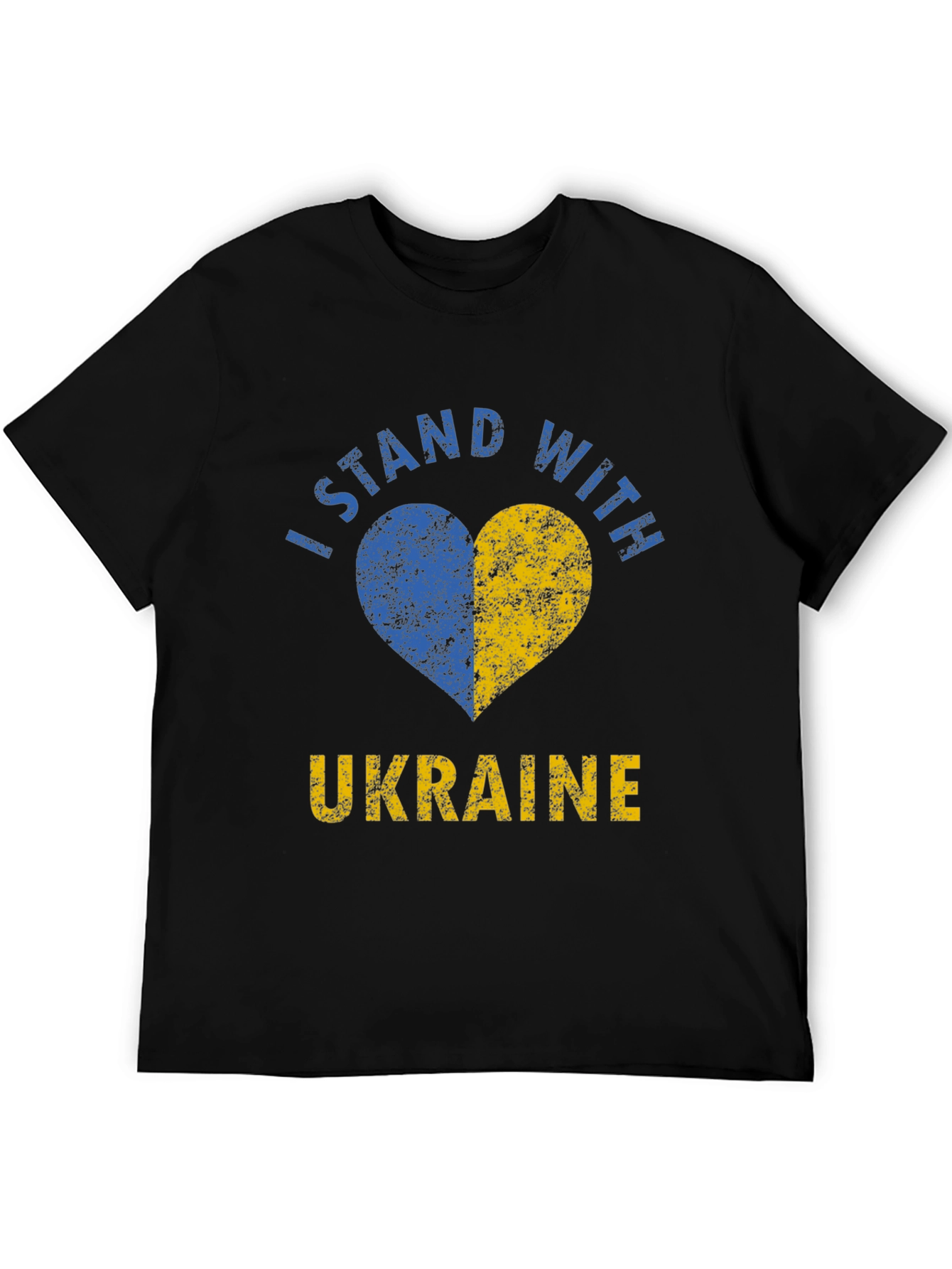 I Stand With Ukraine Heart T-Shirt