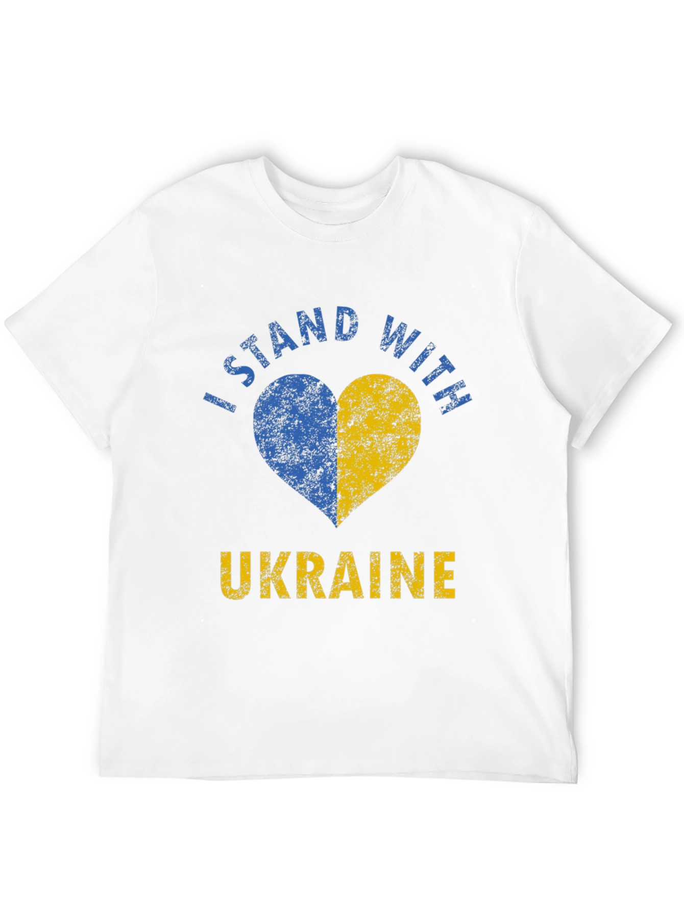 I Stand With Ukraine Heart T-Shirt
