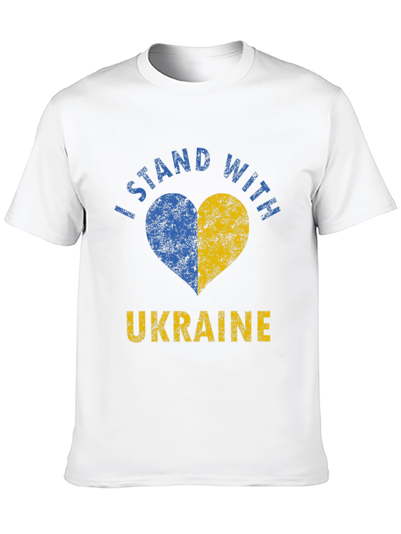 I Stand With Ukraine Heart T-Shirt
