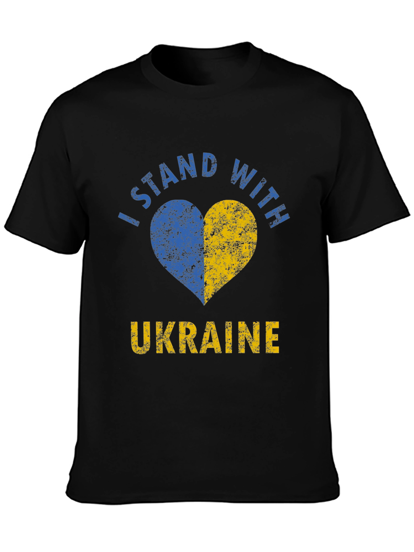 I Stand With Ukraine Heart T-Shirt