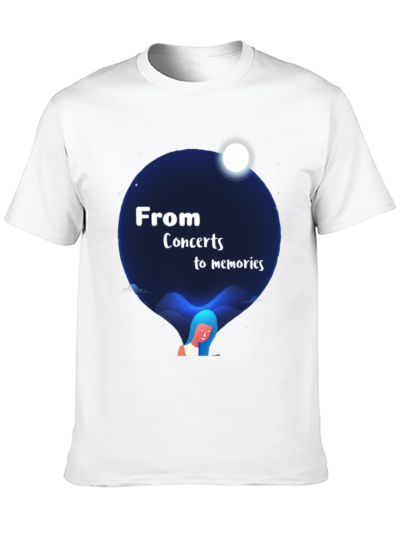 From Concerts to Memories Black T-Shirt