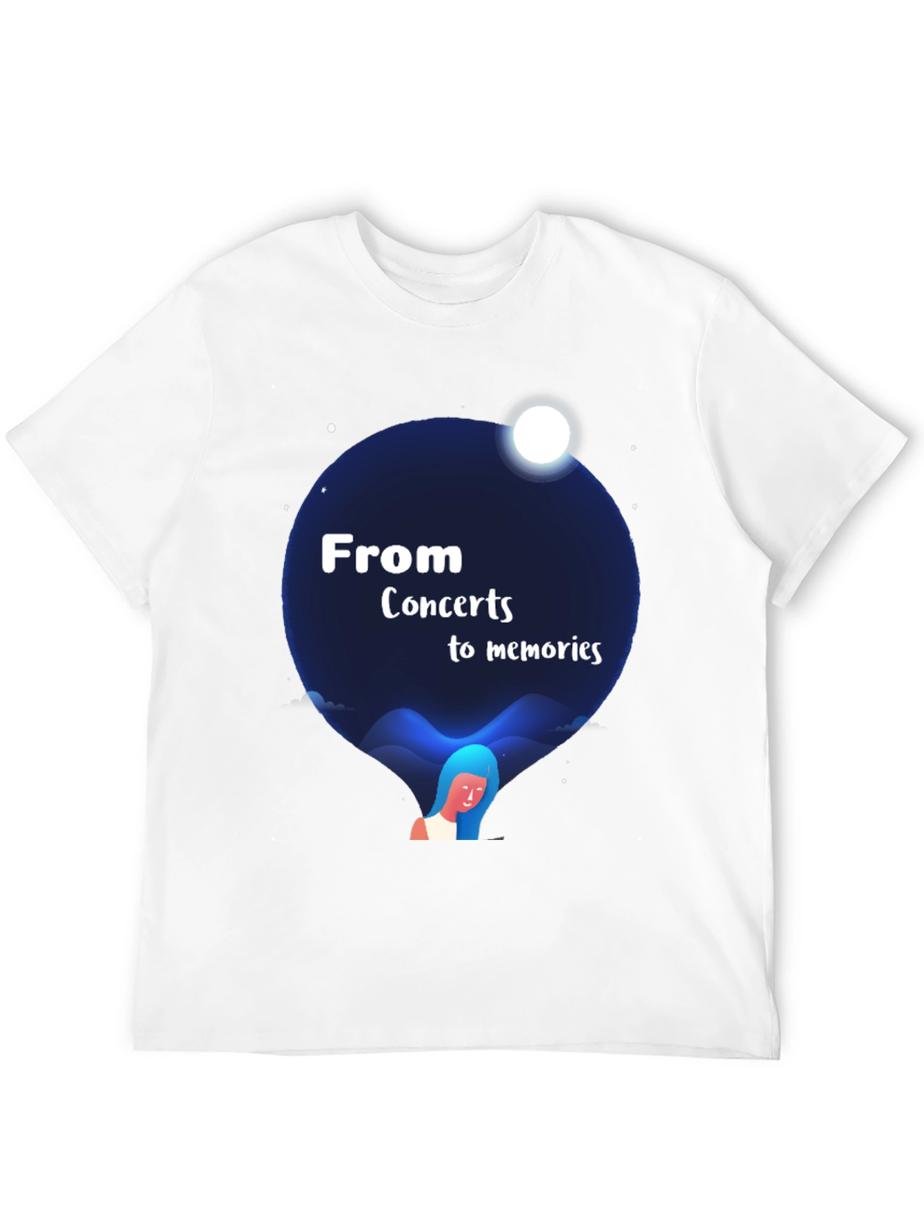 From Concerts to Memories Black T-Shirt