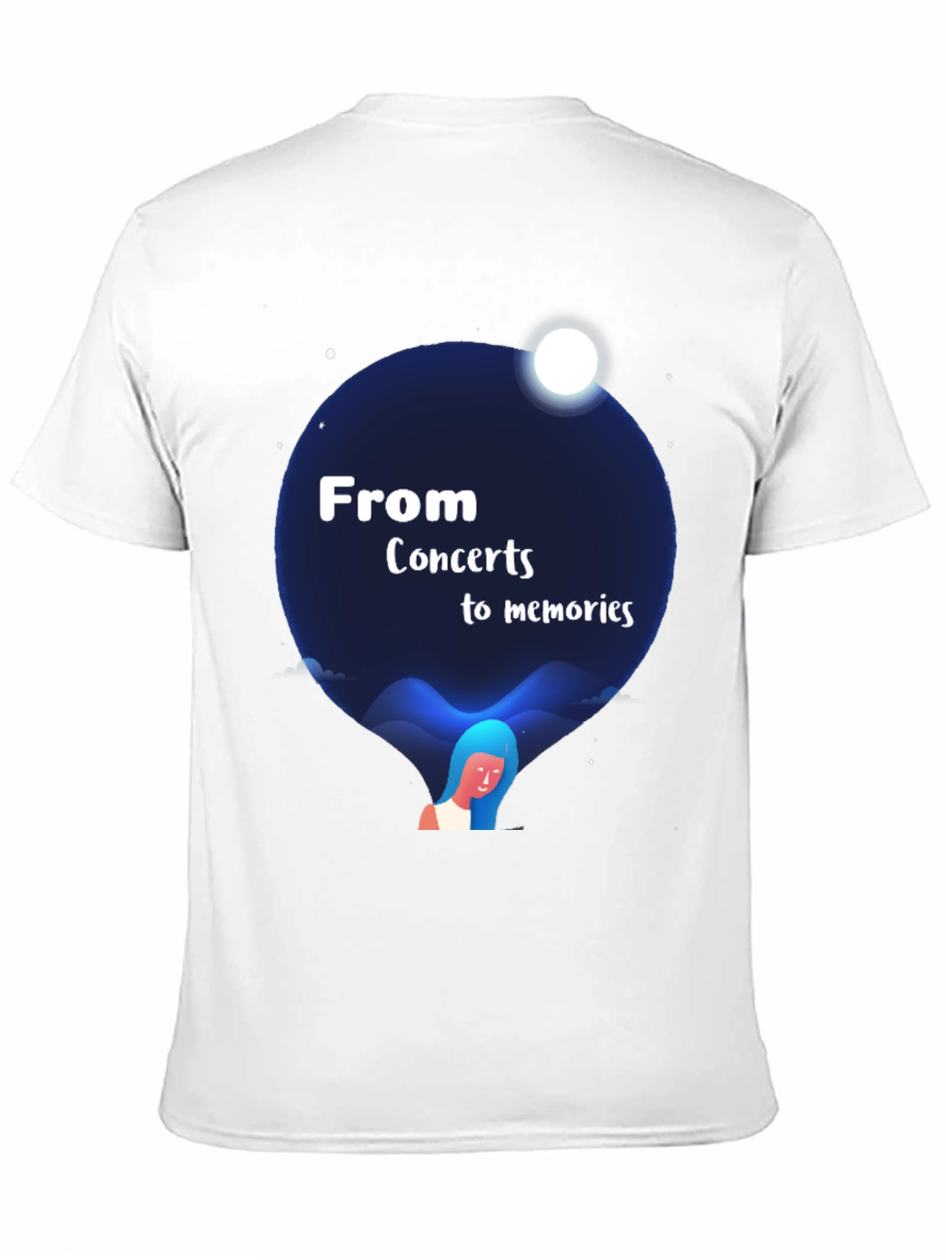 From Concerts to Memories Black T-Shirt