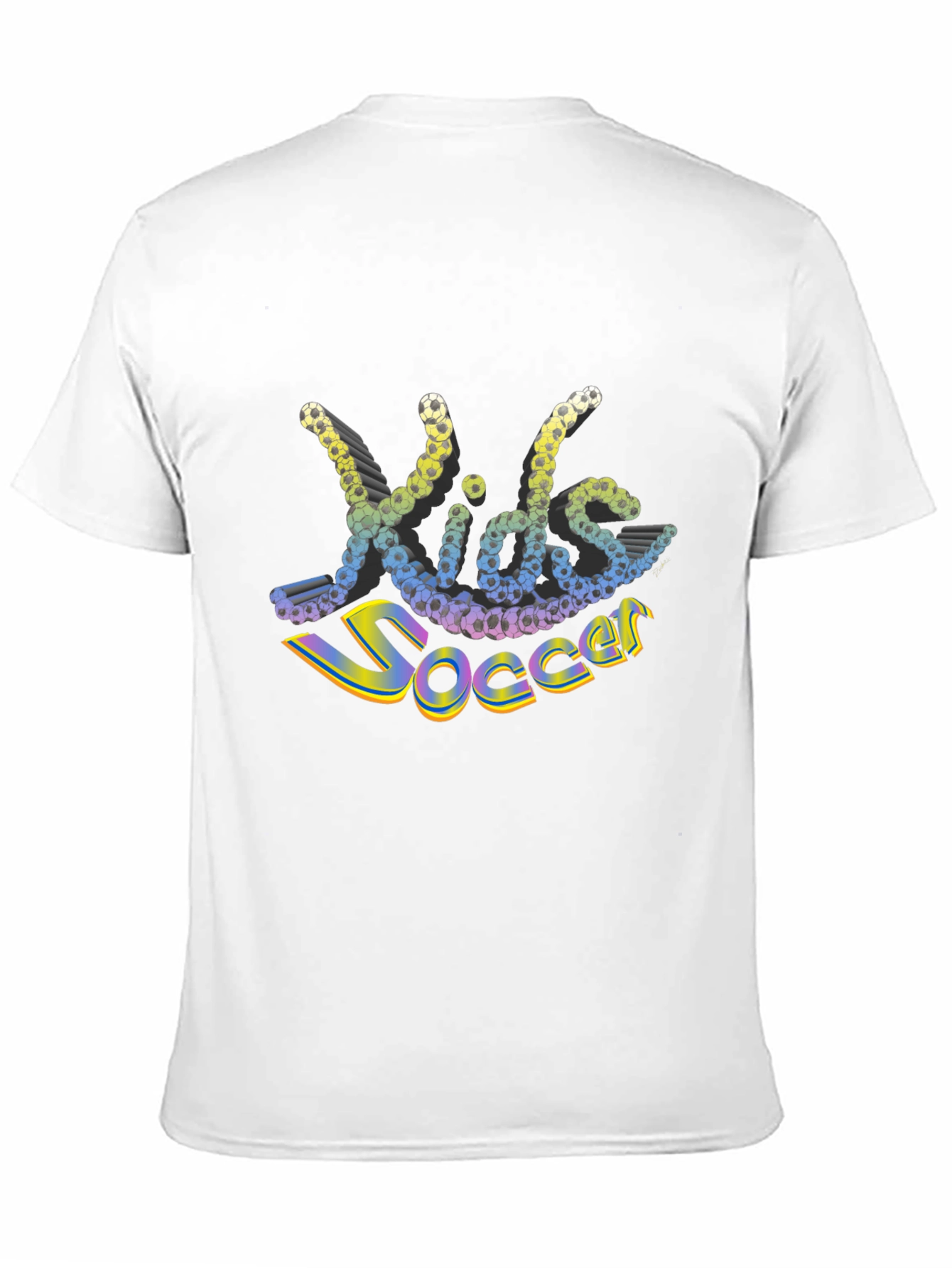 Kids Soccer Black T-Shirt